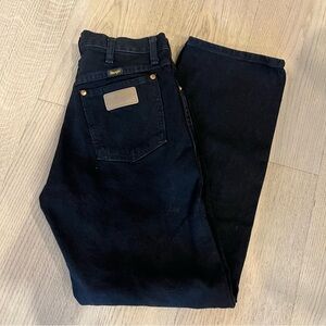 Wrangler Men's Straight Jeans - Black